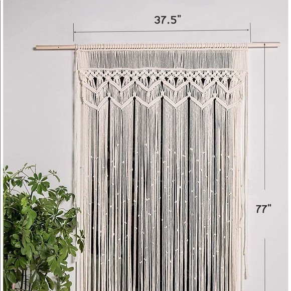 Macramé Curtain - Picture 2 of 5